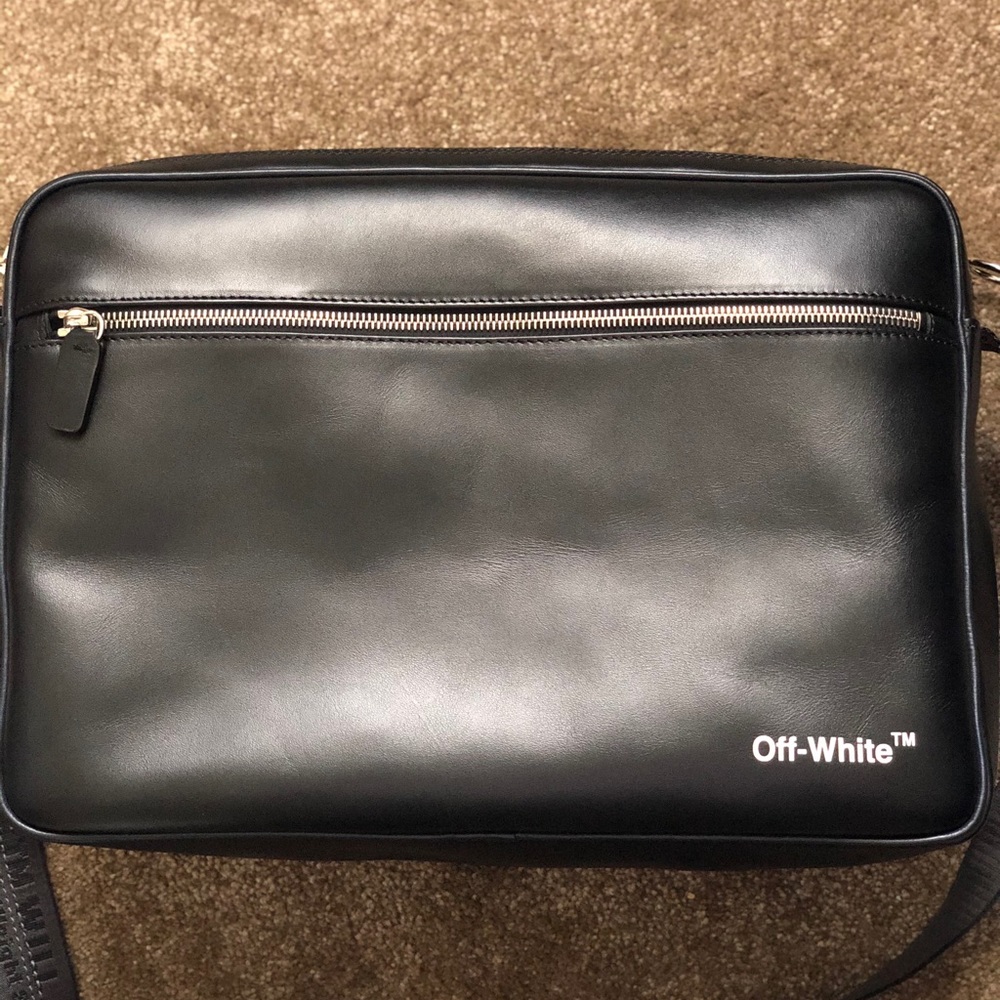 Off-White Double Zip Messenger Bag
